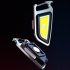 Portable Cob Led Keychain Flashlight Multifunctional Magnetic Work Light Floodlight Bottle Opener keychain light