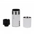 Portable Coffee Machine Electric Coffee Bottle for K Cup Capsule Coffee Power Home Travel Drinking white