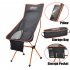 Portable Collapsible Chair Fishing Camping BBQ Stool Folding Extended Hiking Seat Ultralight Furniture Orange