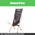 Portable Collapsible Chair Fishing Camping BBQ Stool Folding Extended Hiking Seat Ultralight Furniture sky blue