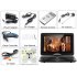 Portable DVD Player with 13 3 Inch 270 Degree Swivel Screen has Copy Function and is ideally sized for you to enjoy your media while you travel
