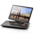 Portable DVD Player with 15 6 Inch Screen and Copy Function  enjoy your favorite DVDs and videos on its large 270 degree swivel screen