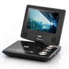 Portable DVD Player with 7 Inch Screen and Copy Function  enjoy your favorite DVDs and videos on its 270 degree swivel screen