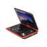 Portable DVD Player with 7 Inch TFT color screen  Innovative rotatable screen  With Emulator game support and controller  Enjoy eBooks 