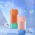 Portable Dental Flosser Teeth Pick  4 Nozzles Oral Irrigator Waterproof Electric Waterflosser Flossing Machine With 3 Modes 0 5 MM Slim Water Teeth Pick For Ort