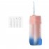 Portable Dental Flosser Teeth Pick  4 Nozzles Oral Irrigator Waterproof Electric Waterflosser Flossing Machine With 3 Modes 0 5 MM Slim Water Teeth Pick For Ort