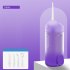 Portable Dental Flosser Teeth Pick  4 Nozzles Oral Irrigator Waterproof Electric Waterflosser Flossing Machine With 3 Modes 0 5 MM Slim Water Teeth Pick For Ort