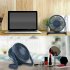 Portable Desktop Mini  Fan Usb Rechargeable Ultra quiet Cooler Cooling Fan Household Electrical Appliances purple black