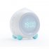 Portable Digital Alarm Clock with Led Light USB Charging Kids Bluetooth Speaker Snooze Clock white Bluetooth