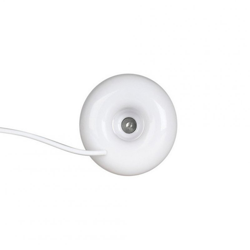 Portable Donut Shape USB Ultrasonic Humidifier Air Purifier Aroma Diffuser Sprayer Aromatherapy white