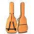 Portable Double Straps Acoustic Guitar Soft Carry Case Gig Bag  Orange