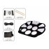 Portable Drum Pad made out of a Flexible Mat  9 Drums and coming with included Drumsticks and Pedals   Let your child drum on this electric drum pad