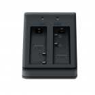 Portable Dual USB Desk Charger Stand for GoPro SJ4000 SJ5000 SJ6000 H9 H9R H3R H8 Sport Camcorder DVR