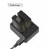 Portable Dual USB Desk Charger Stand for GoPro SJ4000 SJ5000 SJ6000 H9 H9R H3R H8 Sport Camcorder DVR