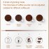 Portable Electric Coffee Grinder with 5 Precise Grind Settings USB Charging Automatic Coffee Bean Grinder Mill White