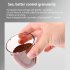 Portable Electric Coffee Grinder with 5 Precise Grind Settings USB Charging Automatic Coffee Bean Grinder Mill White