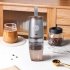 Portable Electric Coffee Grinder with 5 Precise Grind Settings USB Charging Automatic Coffee Bean Grinder Mill Black