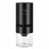 Portable Electric Coffee Grinder USB Rechargeable Large Capacity Adjustable Coarseness Coffee Bean Grinder Black