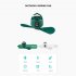 Portable Electric Fan Remote Control USB Air Cooling Fan Camping Ceiling Fan with LED Night Light White 5h 25h