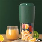 Portable  Electric  Juicer Blender Usb Mini Fruit Mixers Juicers Multifunction Juice Maker Machine Green