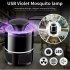 Portable Electric Mosquito Killer Usb Powered Low Power Consumption Led Trap Light black