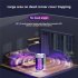 Portable Electronic Lamp Usb Charging Fast Gentle Effective For Bedroom Kitchen Patio Balcony Yard grey