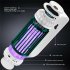 Portable Electronic Lamp Usb Charging Fast Gentle Effective For Bedroom Kitchen Patio Balcony Yard grey