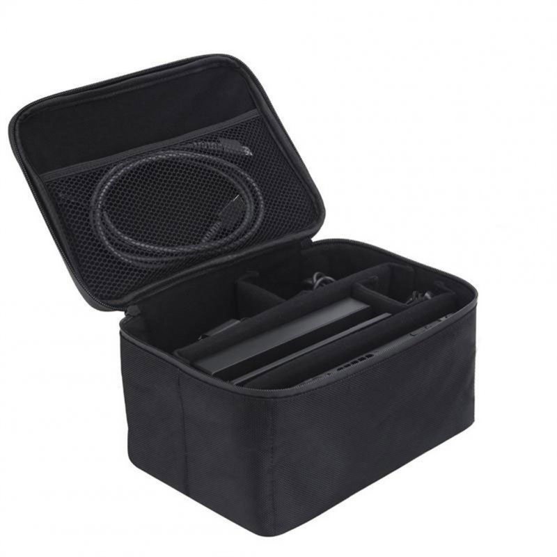 Portable Eva Storage  Bag Large Capacity Protective Case Carrying Bag Compatible For Nintendo Switch Nx Ns Game Console Accessories black
