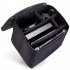 Portable Eva Storage  Bag Large Capacity Protective Case Carrying Bag Compatible For Nintendo Switch Nx Ns Game Console Accessories black