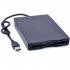 Portable External 3 5  USB 1 44 MB FDD Floppy Disk Drive and Play for PC Windows 2000 XP Vista 7 8 10 Mac 8 6 or Upper Black
