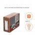 Portable FM AM SW Radio Flashlight With Large Tuning Knob Clear Dial Best Reception 3 Band Radio With Telescopic Antenna USB Rechargeable For Elder Home Running