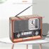 Portable FM AM SW Radio Flashlight With Large Tuning Knob Clear Dial Best Reception 3 Band Radio With Telescopic Antenna USB Rechargeable For Elder Home Running