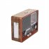 Portable FM AM SW Radio Flashlight With Large Tuning Knob Clear Dial Best Reception 3 Band Radio With Telescopic Antenna USB Rechargeable For Elder Home Running