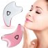 Portable Face Tighten Firming Ultrasonic Face lift Instruments Beauty Instruments Electric Guasha Board Pink