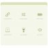 Portable Fan  Camping Fan With 3 Speeds  8000mah Battery Capacity  Double Clip  Anti Drop Wearable Ergonomics Fan For Camping  Works  Travel Green