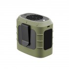 Portable Fan, Camping Fan With 3 Speeds, 8000mah Battery Capacity, Double Clip, Anti Drop Wearable Ergonomics Fan For Camping, Works, Travel Green