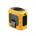 Portable Fan, Camping Fan With 3 Speeds, 8000mah Battery Capacity, Double Clip, Anti Drop Wearable Ergonomics Fan For Camping, Works, Travel orange color
