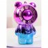 Portable Fan Mini Cute Bear Table Quiet Fan 2 speed Adjustable Usb Powered Strong Wind Cooler For Office Bedroom gradient pink