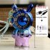 Portable Fan Mini Cute Bear Table Quiet Fan 2 speed Adjustable Usb Powered Strong Wind Cooler For Office Bedroom gradient pink