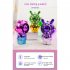 Portable Fan Mini Cute Bear Table Quiet Fan 2 speed Adjustable Usb Powered Strong Wind Cooler For Office Bedroom gradient pink