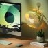 Portable Fan  Personal Desk Fan With 3 Speeds  Night Light  3 Blades  Hook  Built In High capacity Battery  USB Charge Camping Portable Fan For Bedroom green