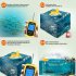 Portable Fish Finder 125khz 90 Wide Angle Handheld Wireless Sensor Fish Depth Finder for River Lake Sea