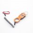 Portable Fish Grip Grab Catch Mouth Lip Gripper Grabber Catcher Fishing Tackle Tools Mini stainless steel fish control Red   rope   white box packaging