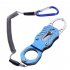 Portable Fish Grip Grab Catch Mouth Lip Gripper Grabber Catcher Fishing Tackle Tools Mini stainless steel fish control Blue   rope   white box packaging