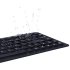 Portable Flexible Silicone Keyboard Foldable Waterproof Dustproof USB Silent Keyboard for Laptop Notebook  purple