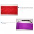 Portable Flexible Silicone Keyboard Foldable Waterproof Dustproof USB Silent Keyboard for Laptop Notebook  purple