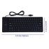 Portable Flexible Silicone Keyboard Foldable Waterproof Dustproof USB Silent Keyboard for Laptop Notebook  pink
