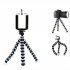 Portable Flexible Tripod Flexible Joints Movable Connector Folding Octopus Tripod Stand Compatible For Gopro Camera Bracket   mobile phone clip