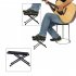 Portable Foldable Adjustable Guitar Footstool Footrest Rest Acoustic Electric Guitar Parts black