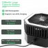 Portable Foldable Mini Fan With Led Light Rechargeable Adjustable Height Angle Usb Fan For Travel Office Home black